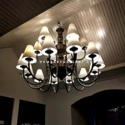 Lampu Robyong Tembaga Model Klasik
